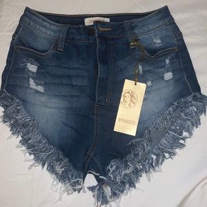 BRAND NEW APHRODITE BLUE JEANS SHORTS